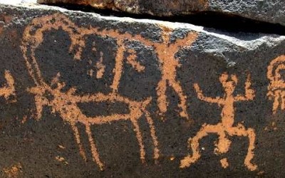 Negev Rock Art interpretation of the Cosmic Egg Creation