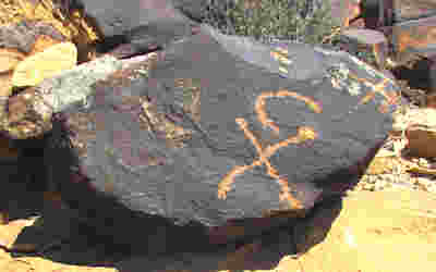 cosmological in rock art, Israel