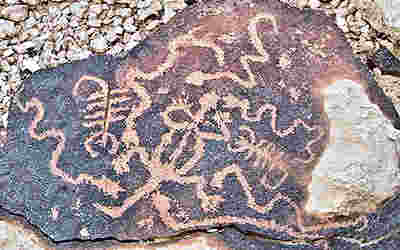 Summer constellation in Negev Rock Art