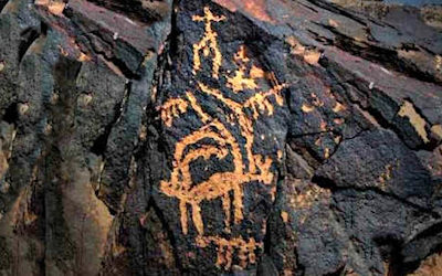 Winter constellation in Negev Rock Art