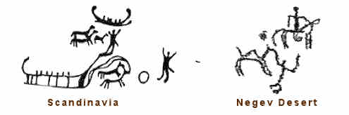 The Twins and their horses in Scandinavian and Negev Desert rock art